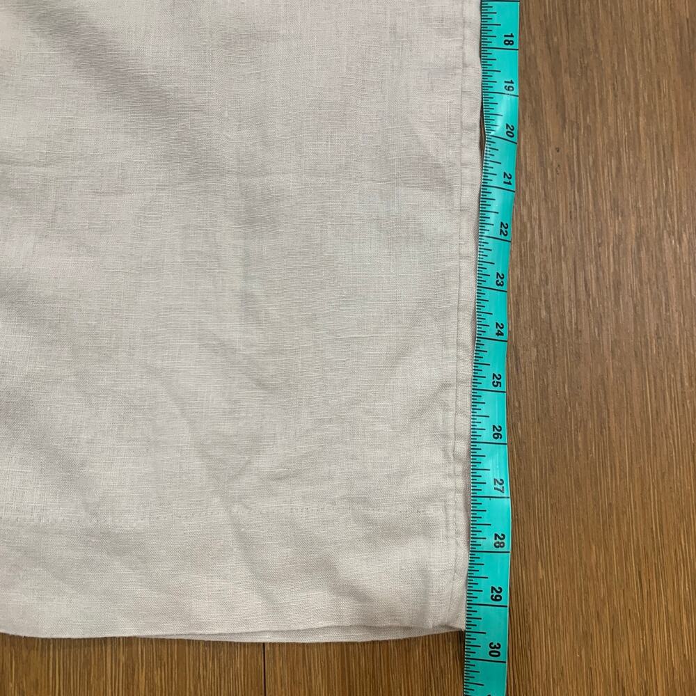 NWT Abercrombie & Fitch 100% Linen Wide Leg Trouser Pants Size 10 - Picture 9 of 10